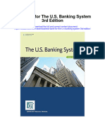Instant Download Test Bank For The U S Banking System 3rd Edition PDF Scribd