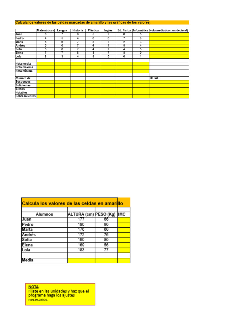 Práctica 3 Ejercicio 2 De Excel Pdf