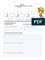 Evaluare Sumativa MEM Cls. A III - A