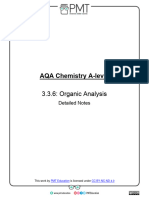 3.6. Organic Analysis