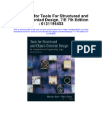 Instant Download Test Bank For Tools For Structured and Object Oriented Design 7 e 7th Edition 0131194453 PDF Scribd