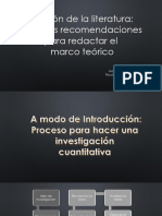 Orientaciones para Realizar El Marco Teorico