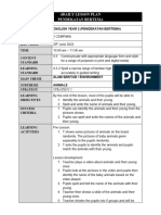 English Lesson Plan Bertema Bahasa Inggeris Year 2 28 June 2022