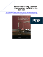 Instant Download Test Bank For Understanding American Politics and Government 2nd Edition by Coleman PDF Scribd