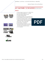 Low Voltage PCB Mount - Low Profile - 1.1 VA To 36 VA: Features