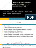 Application of Wounds in Forensic Medicine BMLS