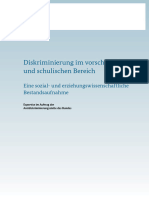 Expertise Diskriminierung Im Vorschulischen Und Schulischen Bereich