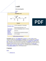 Vitamin b5 History