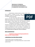 Princípios Básicos de Segurança e Ações Anti-Seqüestro