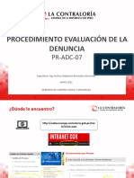 Pr-Adc-07 Evaluación de Denuncias