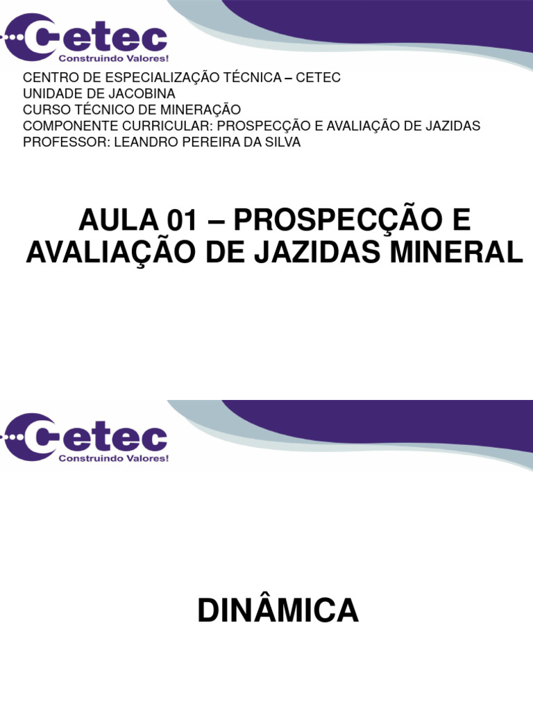 Caracterização de Jazidas Minerais | PDF | Minerais | Mineração