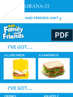 Family and Friends Unit 9