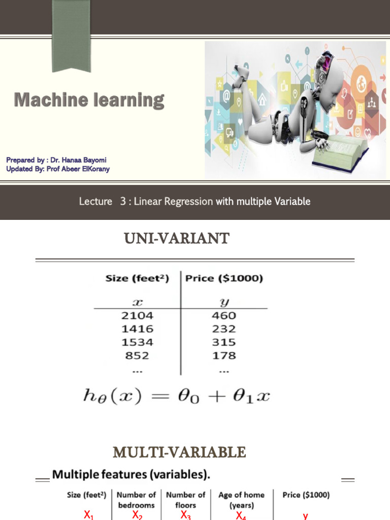 Lecture 3-Linear-Regression-Part2 | PDF | Machine Learning | Cross ...