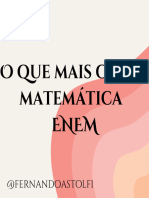 O Que Mais Cai em Matemática