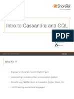 Intro To Cassandra and CQL
