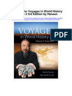 Instant Download Test Bank For Voyages in World History Volume 2 3rd Edition by Hansen PDF Scribd