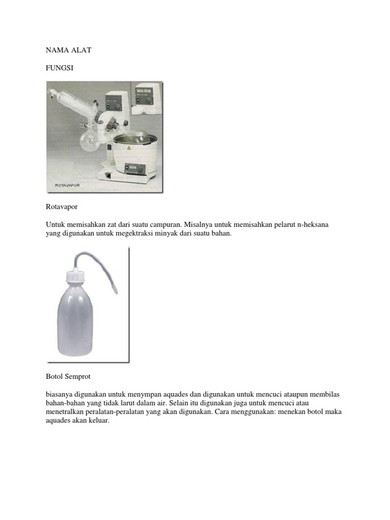 Fungsi botol semprot lab