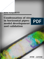 Condensation of Steam in Horizontal Pipes: Model Development and Validation