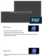 Characcteristics of Life USBT-Guided Student Notes