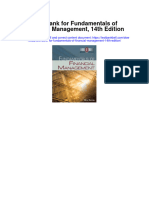 Full Download Test Bank For Fundamentals of Financial Management 14th Edition PDF Free