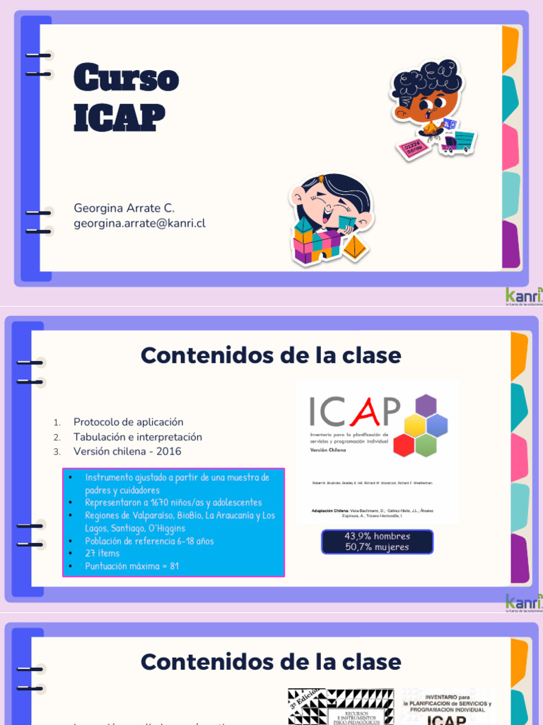 Curso ICAP: Habilidades Adaptativas en Chile | PDF | Comportamiento