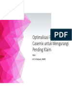 Optimalisasi Pengelolaan Casemix Untuk Meminimalisir Pending Klaim