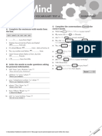 Unit 1-Grammar - and - Vocabulary - Test - A