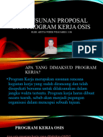 PENYUSUNAN PROPOSAL Dan PROGRAM KERJA OSIS