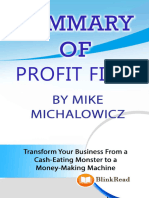 SUMMARY of Profit First by Mike Michalowicz - Transform Your Business From A Cash-Eating Monster To A Money-Making Machine
