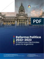 Reforma Electoral Argentina 2023 2