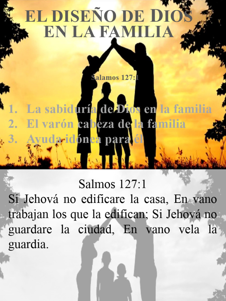 Diseño divino de la familia cristiana | PDF