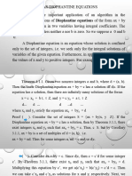 Linear Diophantine Equations 2