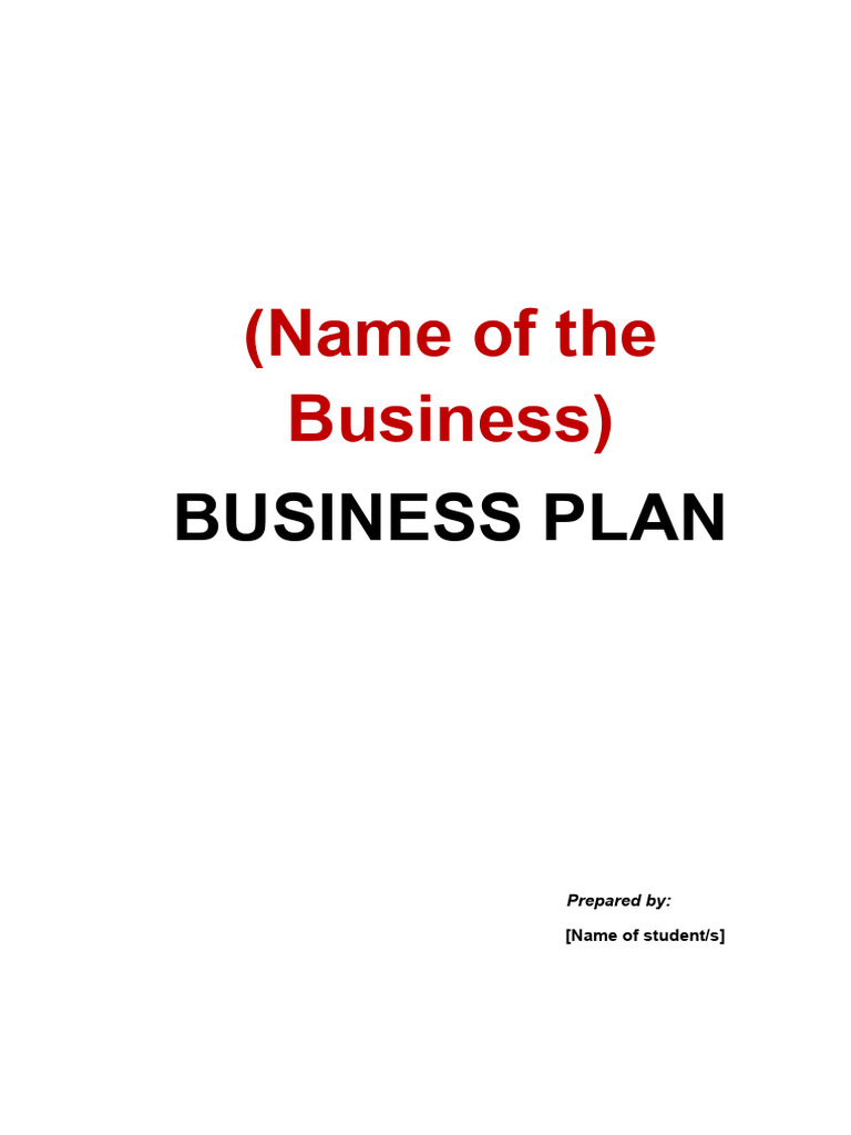 Business Plan Overview and Target Market | PDF | Marketing | Target ...