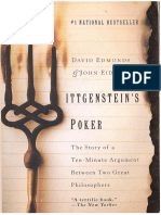 Wittgensteins Poker The Story of A Ten Minute Argument Between Two Great Philosophers David Edmonds and John Eidinow Compress 1 300