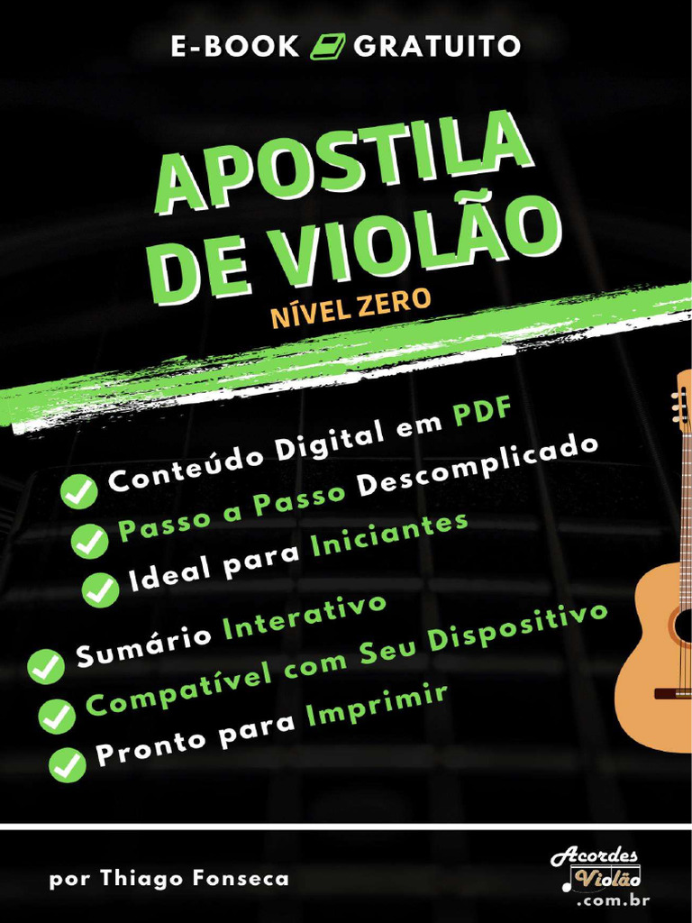 E Book Apostila De Violao Nivel Zero Por Thiago Pdf