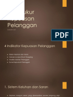 Mengukur Kepuasan Pelanggan