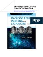 Instant Download Radiographic Imaging and Exposure 5th Edition Fauber Test Bank PDF Full Chapter