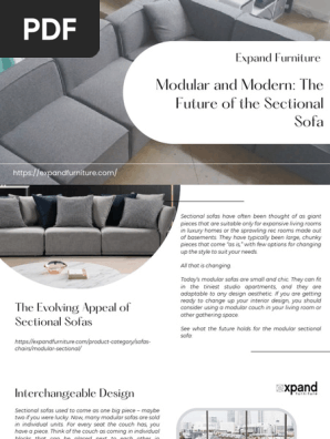 Stratus Sofa Modern Modular Sectional Set Of 5 Expand MurphySofa