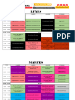 Horario Jornada Matutina Irmata