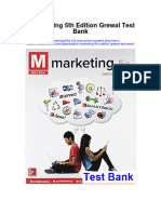 Instant Download M Marketing 5th Edition Grewal Test Bank PDF Full Chapter