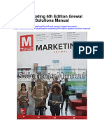 Instant Download M Marketing 6th Edition Grewal Solutions Manual PDF Full Chapter