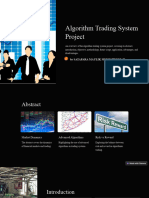 Algorithm Trading System Project
