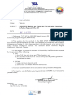 2023 DPCR MEDICAL AND DENTAL AND CIRCUMCISION OPERATIONS IN POLICE REGIONAL OFFICE 4A