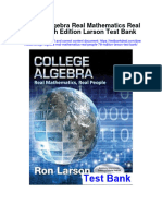 Instant Download College Algebra Real Mathematics Real People 7th Edition Larson Test Bank PDF Full Chapter