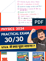 Practical Physics Viva Voce XII