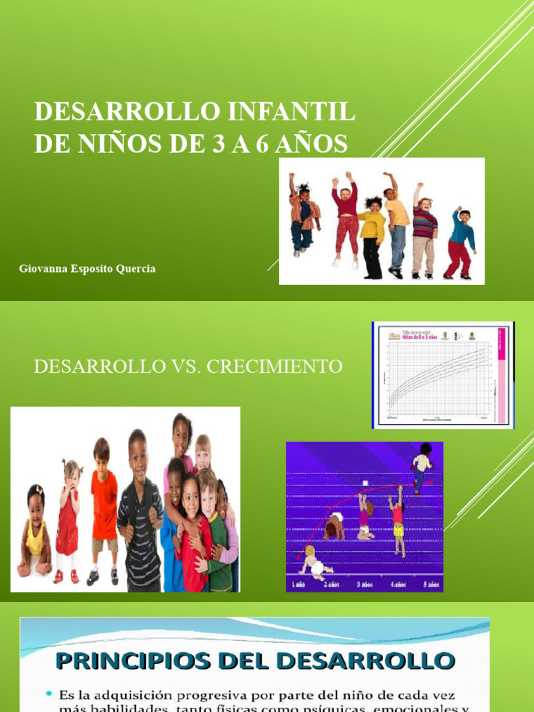 Desarrollo Infantil 3 a 6 Años: Etapas Clave | PDF | Aquisición de ...