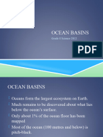 Ocean Basins: Grade 8 Science 2012