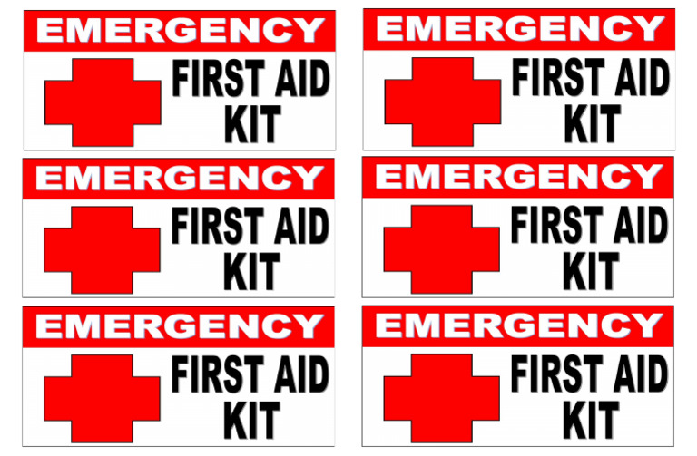 eMERGENCY FIRST AID KIT PDF
