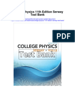 Instant Download College Physics 11th Edition Serway Test Bank PDF Full Chapter