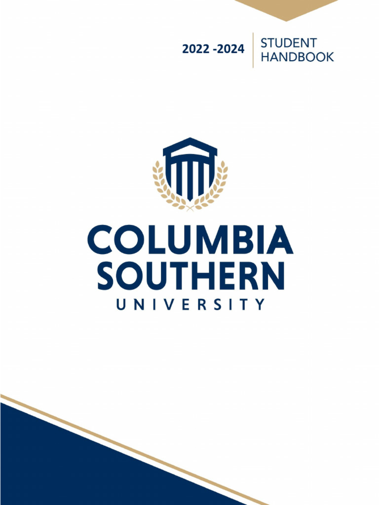 CSU Student Handbook PDF United States Department Of Veterans